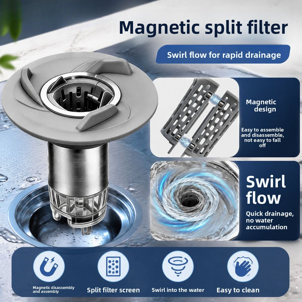 Magnetic Detachable Deodorizing Drain Strainer Core